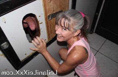 Milf Visits Glory Hole for First Time on sexyblondegirl.com