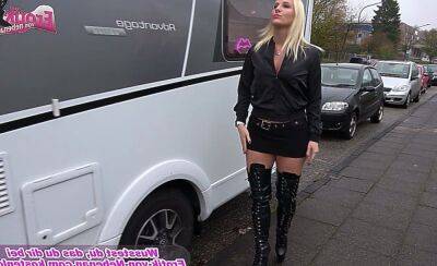 German blonde Street Prostitute pick up for NO CONDOM fuck - Germany on sexyblondegirl.com