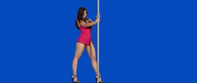 Nekane hot naked pole dance on sexyblondegirl.com