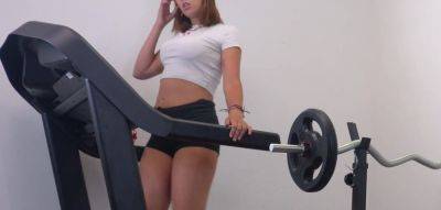 DOUBLE PENETRATION IN THE GYM, I work out and then I take two cocks - Italy on sexyblondegirl.com